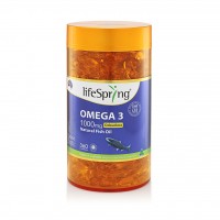 lifeSpring Omega 3 Fish Oil 1000mg 360 Capsules lifeSpring Omega 3 Fish Oil 1000mg 360 Capsules